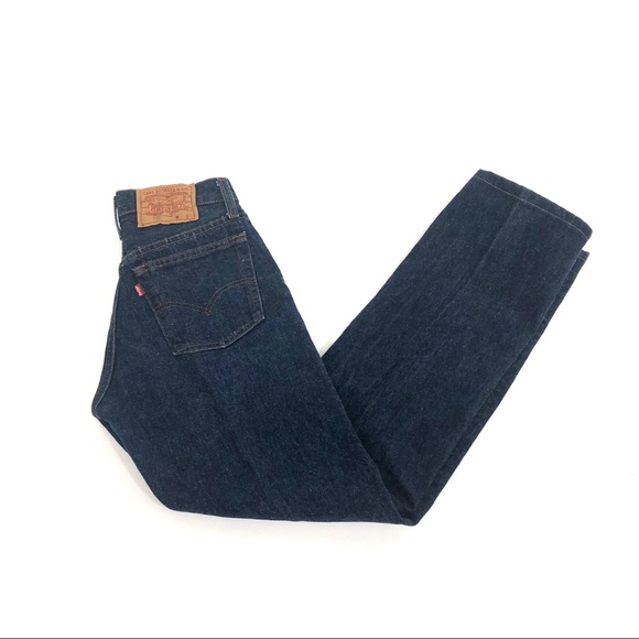 vintage 80's levi's 504 high waisted jeans